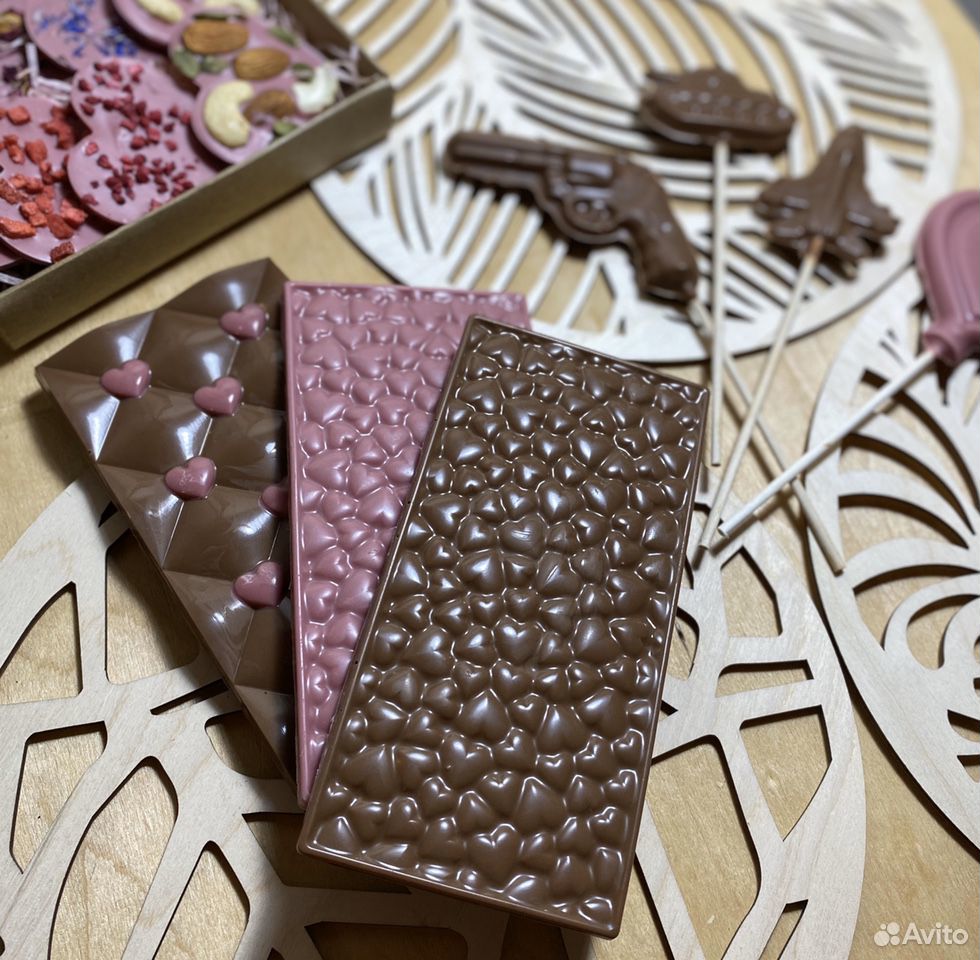 Шоколад ручной работы к любому празднику купить на Зозу.ру - фотография № 4