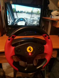 Игровой руль ferrari racing wheel red legends edit