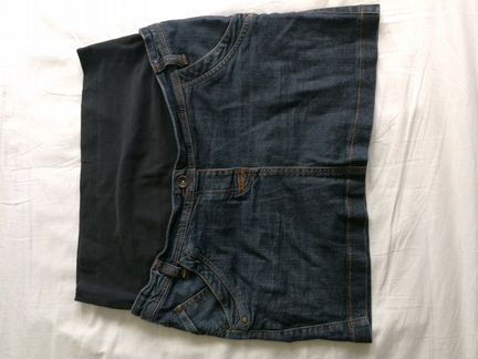 Юбка джинсовая для беременных, размер М