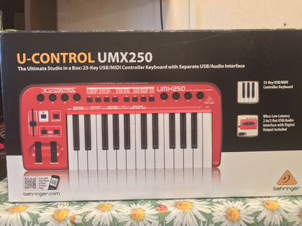 Midi клавиатура u-control umx250