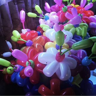 Цветки фигуры из шариков