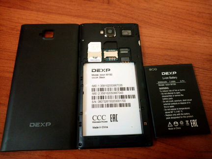 Смартфон Dexp Ixion М150 на запчасти