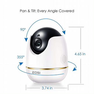 Поворотная Wifi камера для дома 2mp 1080p