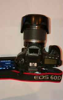 Фотоаппарат canon 60D оптика18-200 mm