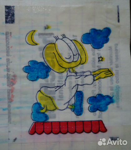 Вкладыши от жевачек,переводные этикетки,тату