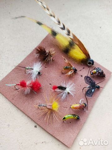Мушки и стримеры нахлыстовые для рыбалки набором