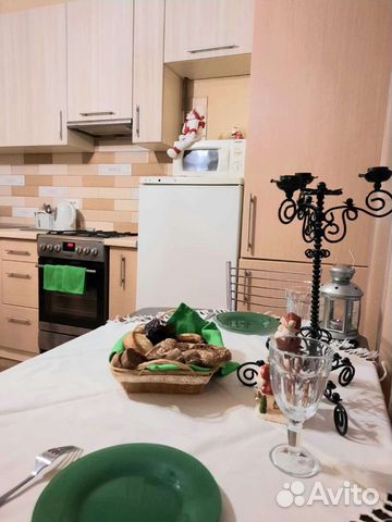 

1-к. квартира, 52 м², 2 кровати