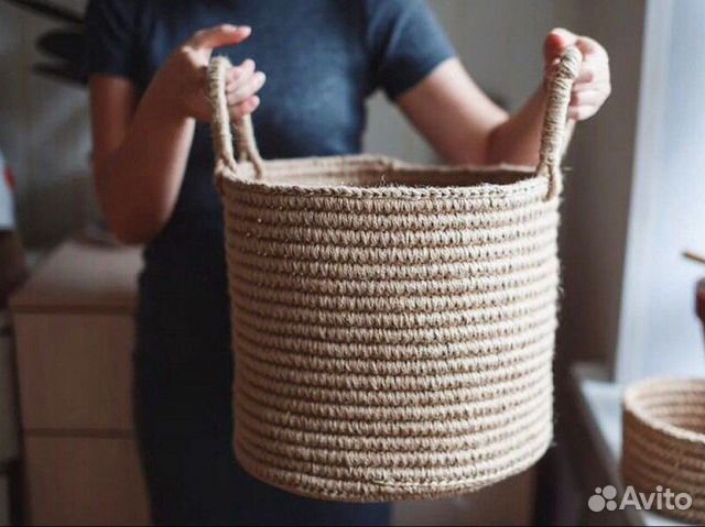 Корзины из джута