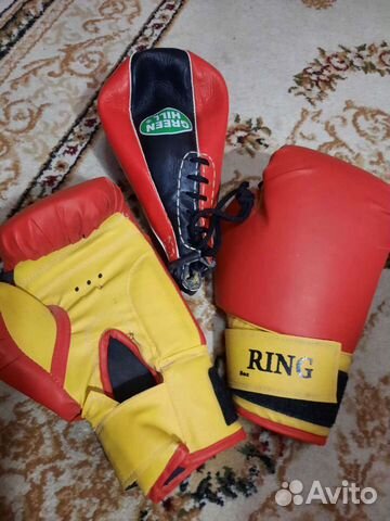 Боксерские перчатки и груша подростковые