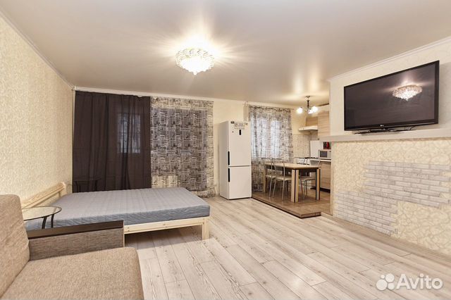 

Квартира-студия, 45 м², 2 кровати