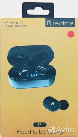 Качественные Беспроводные наушники Realme T4 Новые