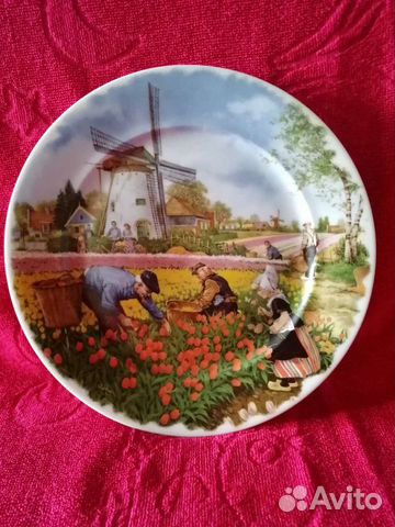 Настенные тарелки Голландия, Франция, Испания