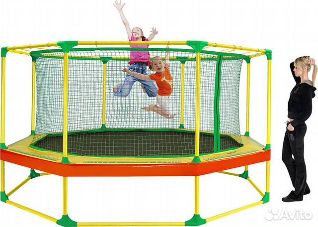 Батут Leco-IT Outdoor с ограждением диам. 310