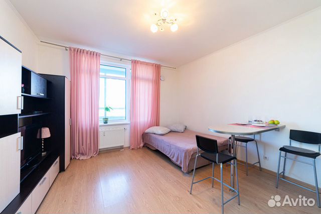 

Квартира-студия, 30 м², 1 кровать