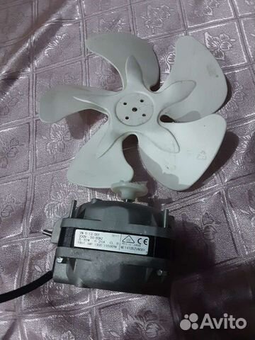 Эл.двигатель италия 5-13 +крыльчатка 200мм