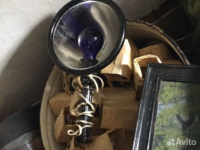 Лечебная лампа синяя