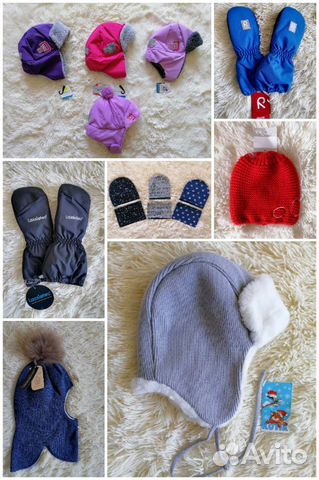 Новые шапки, комплекты и краги/варежки