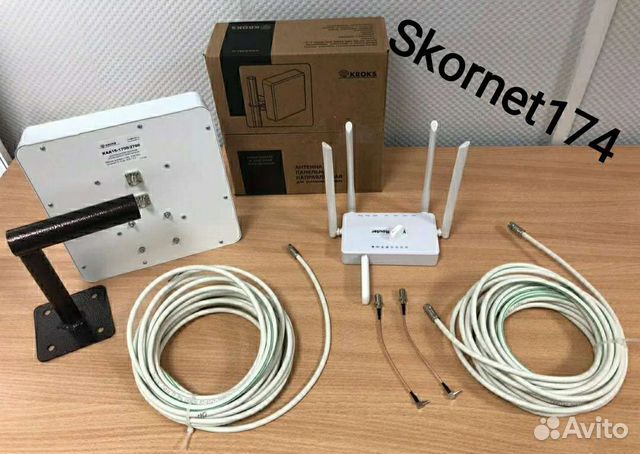 Роутер + 4G модем + simка, интернет на дачу