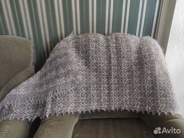 Палантин пуховый