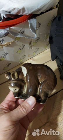 Фарфоровые статуэтки СССР гималайский мишка