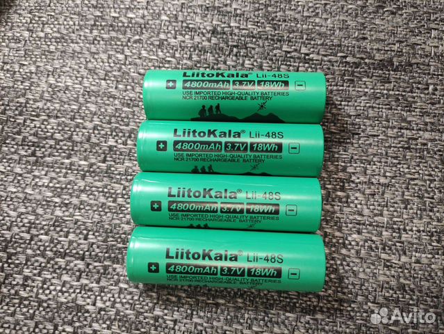 Новые аккумуляторы 21700 Li-ion Lii-48S LiitoKala