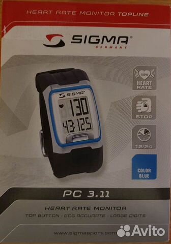 Спортивные часы sigma PS 3.11 с нагрудным датчиком