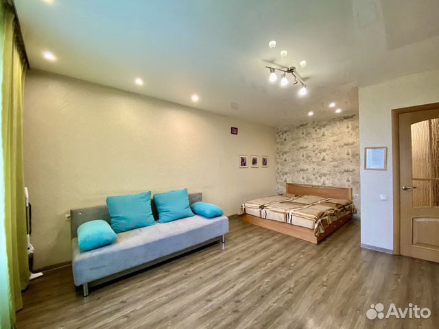 

1-к. квартира, 42 м², 3 кровати