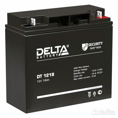 Продам аккумуляторные батареи delta DT 1218