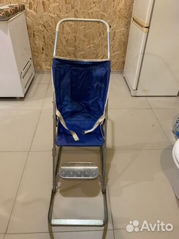 Коляска санки складные, одно положение, б/ у в хор