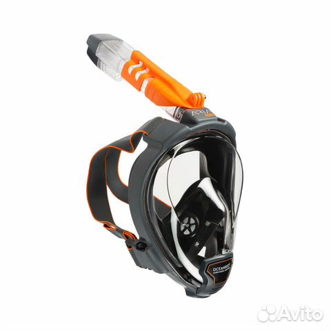 Полнолицевая маска Ocean Reef Aria QR+ L/XL чёрная