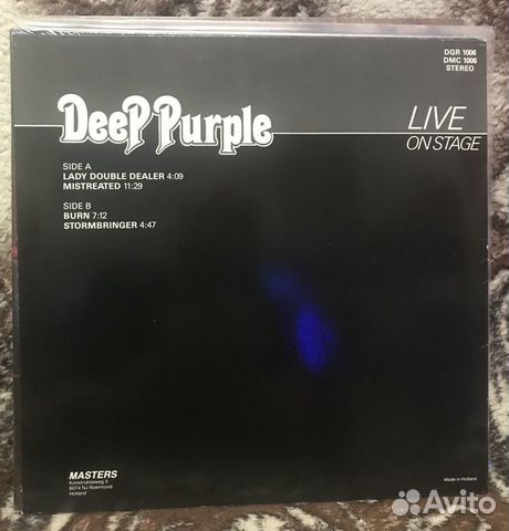 Виниловые пластинки Deep Purple/Live on Stage