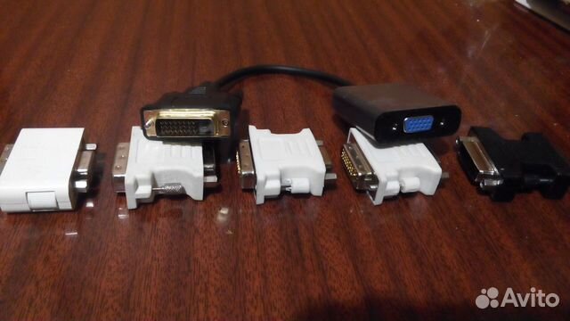 Переходник DVI D VGA DVI I - VGA