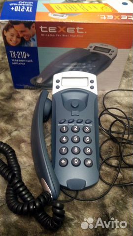 Стационарный телефон Texet-TX210