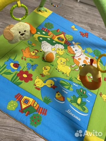 Развивающий коврик Мякиши