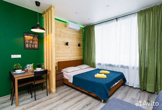 

Квартира-студия, 25 м², 2 кровати