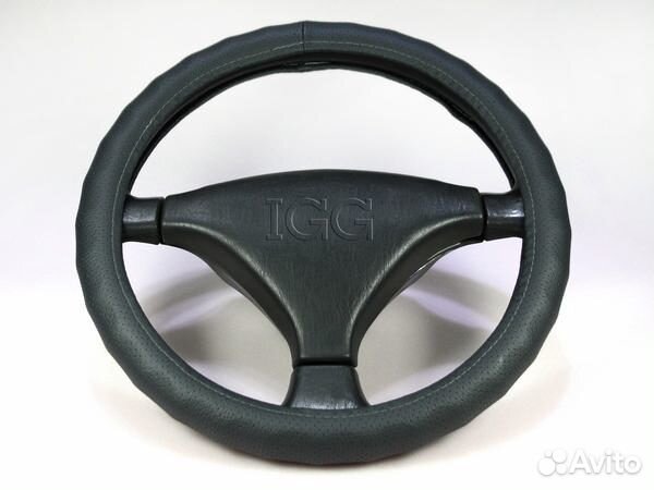 Оплетка для руля Волна M(37-38см) экокожа перфо