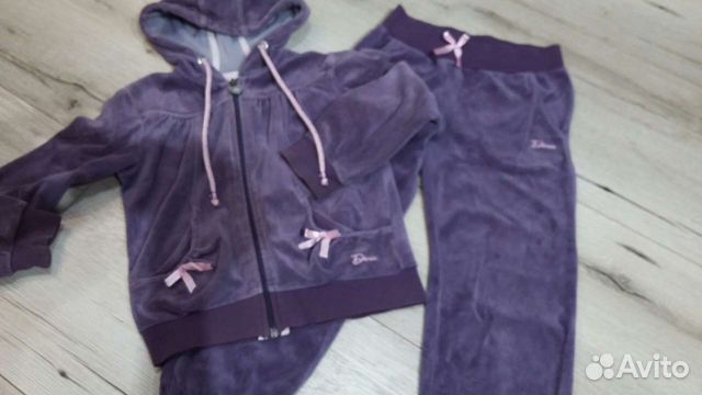 Спортивный костюм(велюр) Demix рост 116