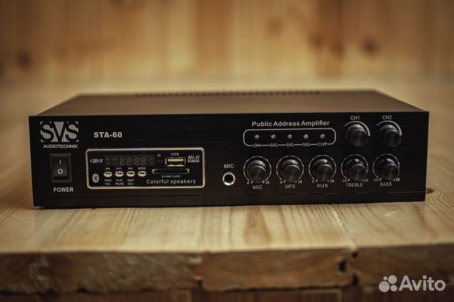 Усилитель трансляционный SVS Audiotechnik STA-60