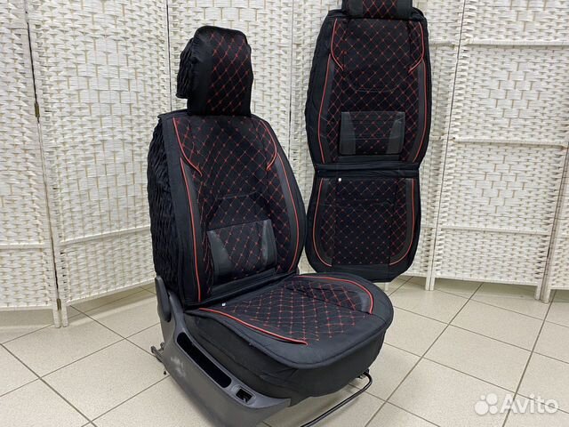 Льняные чехлы на сиденья