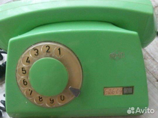 Старый телефон дисковый СССР