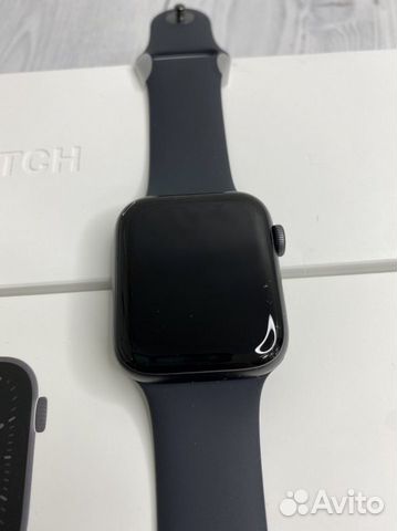 Apple Watch Series 6 GPS + Cellular 44mm Space Gray Aluminum Case w. Black  Sport B. (