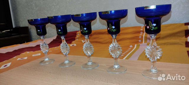Хрустальные подсвечники СССР ручной работы