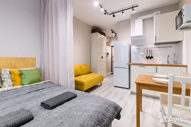 

Квартира-студия, 26 м², 2 кровати