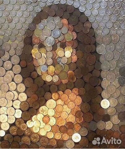 Монеты, билетики, Киндер, значки