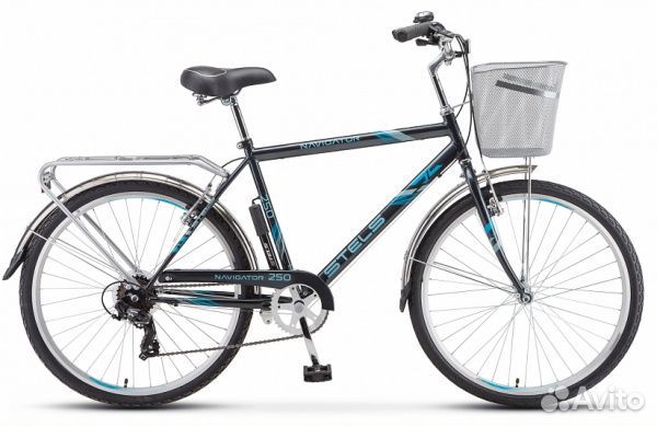 Велосипед 26д. Stels Navigator 250 Gent, серый