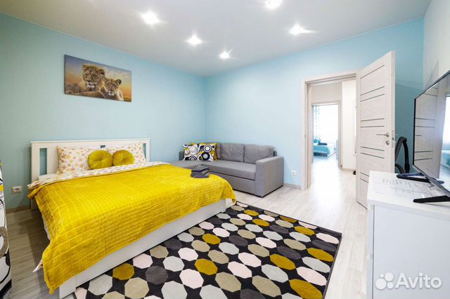 

2-к. квартира, 60 м², 2 кровати