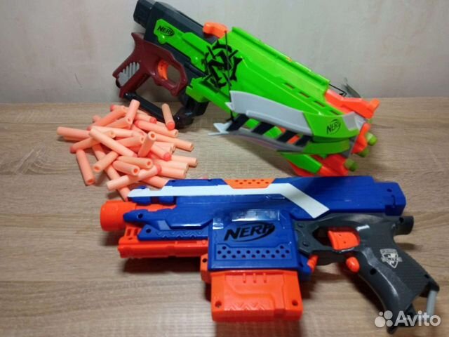 Nerf игрушки- 2 шт
