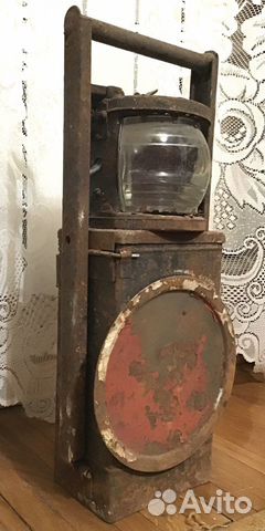 Жд Фонарь мпс старый хвостовой,1974г,«Теща»