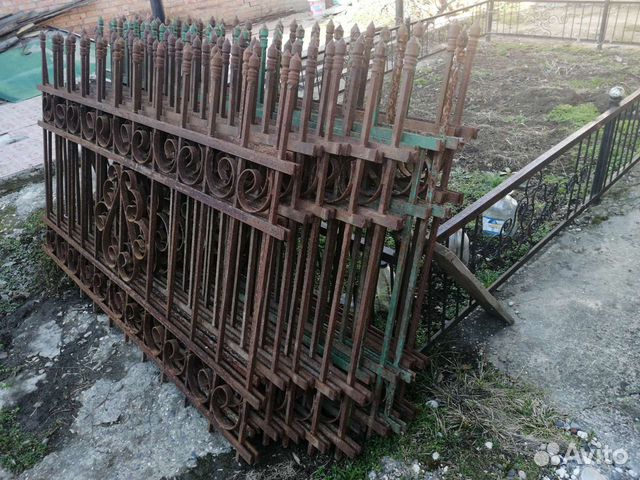 Металлические кованая ограда