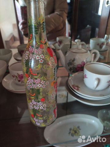 Расписная бутылка